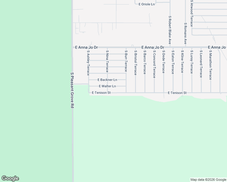 map of restaurants, bars, coffee shops, grocery stores, and more near 5200-5352 East Tenison Street in Inverness