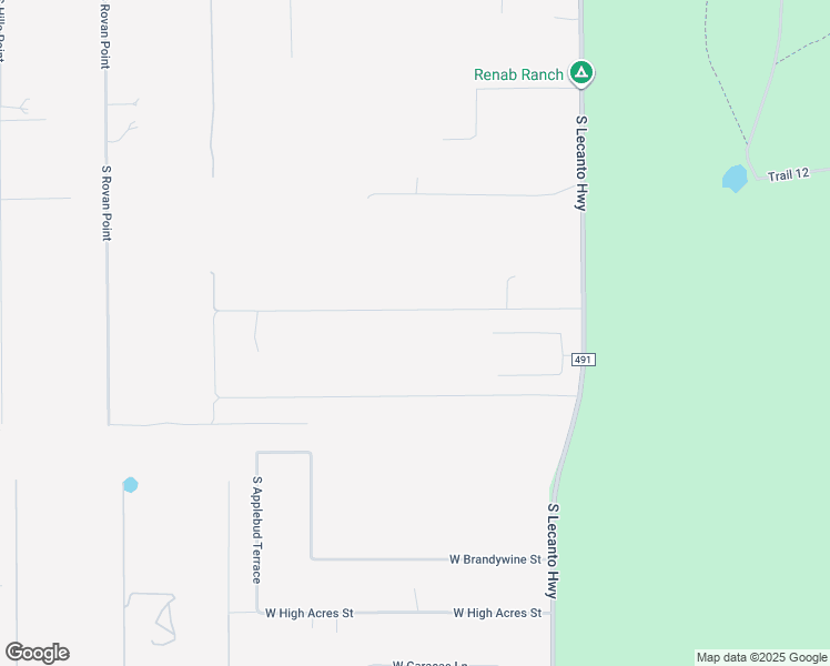 map of restaurants, bars, coffee shops, grocery stores, and more near 1471-1528 West Mansfield Street in Lecanto