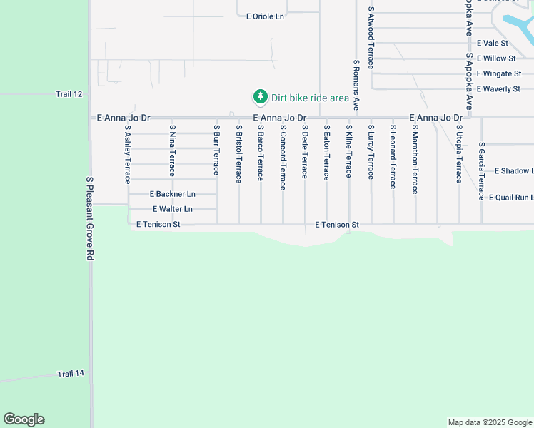 map of restaurants, bars, coffee shops, grocery stores, and more near 5741 South Barco Terrace in Inverness