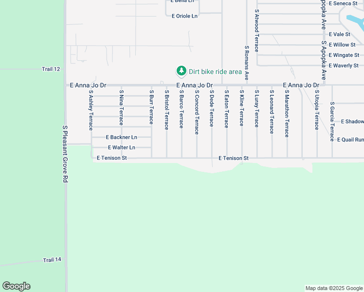 map of restaurants, bars, coffee shops, grocery stores, and more near 5741 South Barco Terrace in Inverness