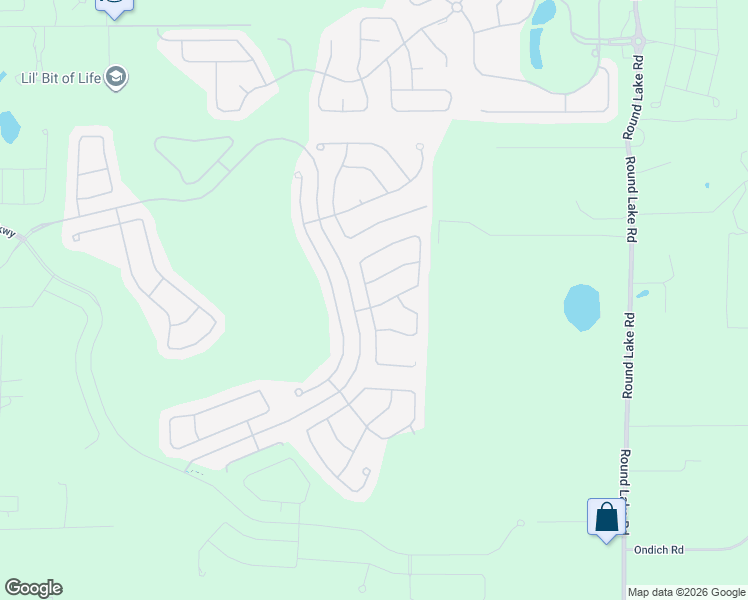 map of restaurants, bars, coffee shops, grocery stores, and more near 4802 Royce Drive in Mount Dora