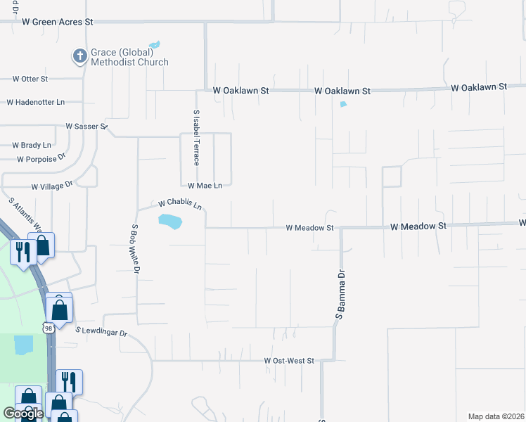 map of restaurants, bars, coffee shops, grocery stores, and more near 5636 South Farm Point in Homosassa