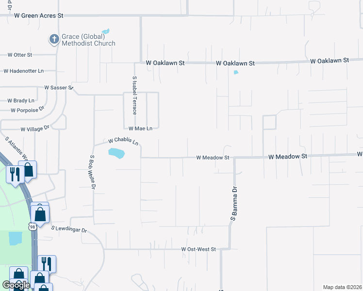 map of restaurants, bars, coffee shops, grocery stores, and more near 5636 South Farm Point in Homosassa