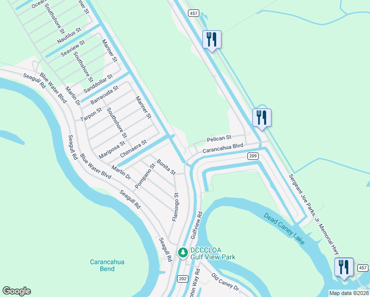 map of restaurants, bars, coffee shops, grocery stores, and more near Hall Road in Bay City