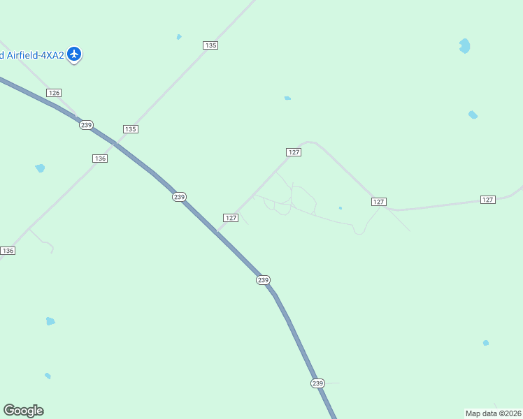 map of restaurants, bars, coffee shops, grocery stores, and more near 239 County Road 127 in Kenedy