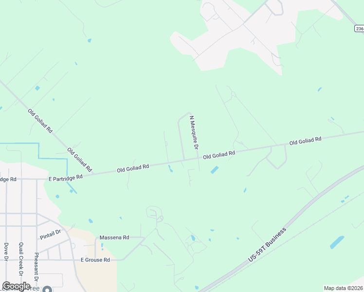 map of restaurants, bars, coffee shops, grocery stores, and more near 58 North Mesquite Drive in Victoria