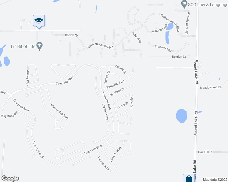 map of restaurants, bars, coffee shops, grocery stores, and more near 4853 Havilland Drive in Mount Dora