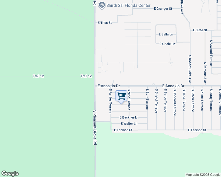 map of restaurants, bars, coffee shops, grocery stores, and more near 5420 South Ashley Terrace in Inverness