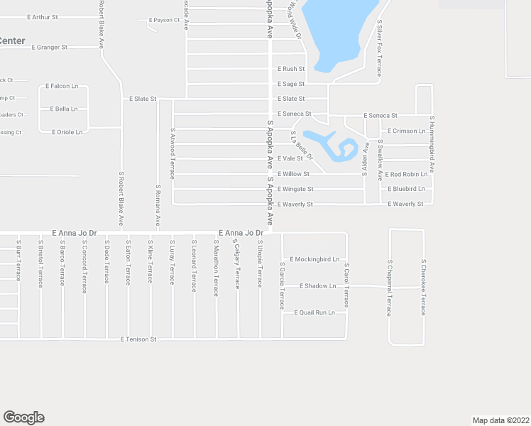 map of restaurants, bars, coffee shops, grocery stores, and more near 5312 South Apopka Avenue in Inverness