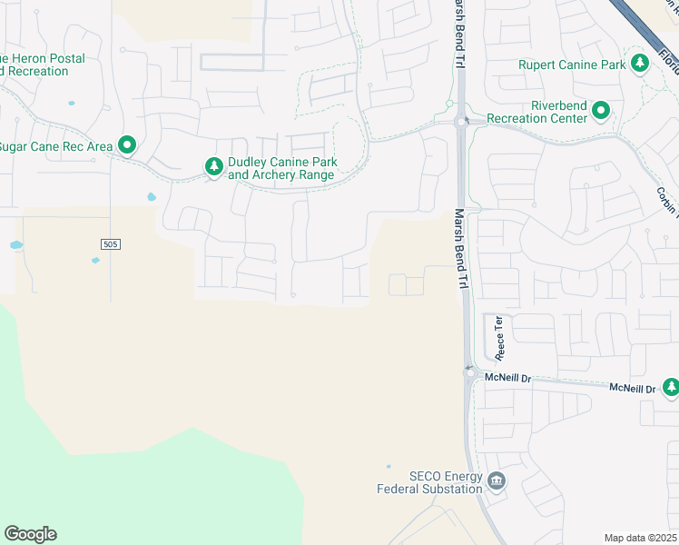 map of restaurants, bars, coffee shops, grocery stores, and more near 6040 Fort Terrace in Wildwood