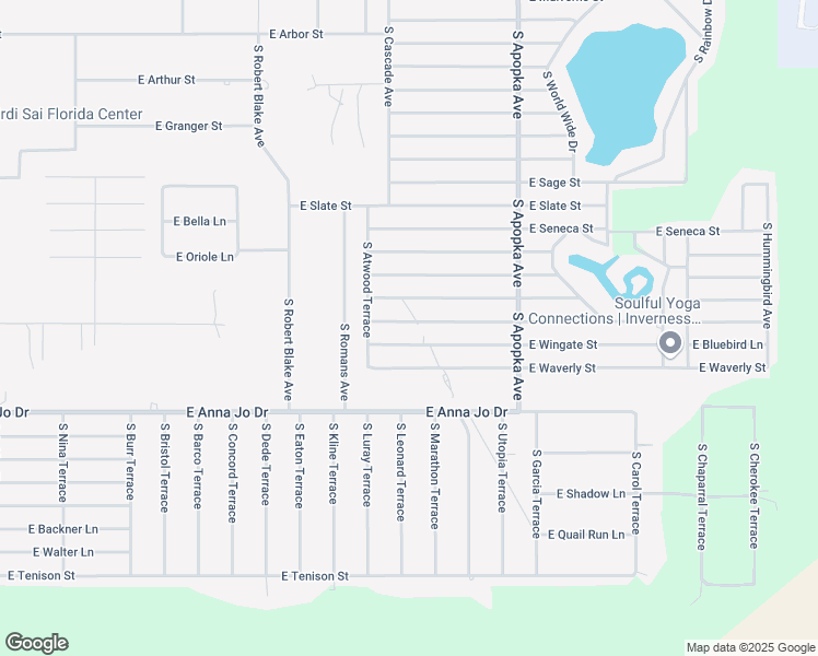 map of restaurants, bars, coffee shops, grocery stores, and more near 6036 East Willow Street in Inverness