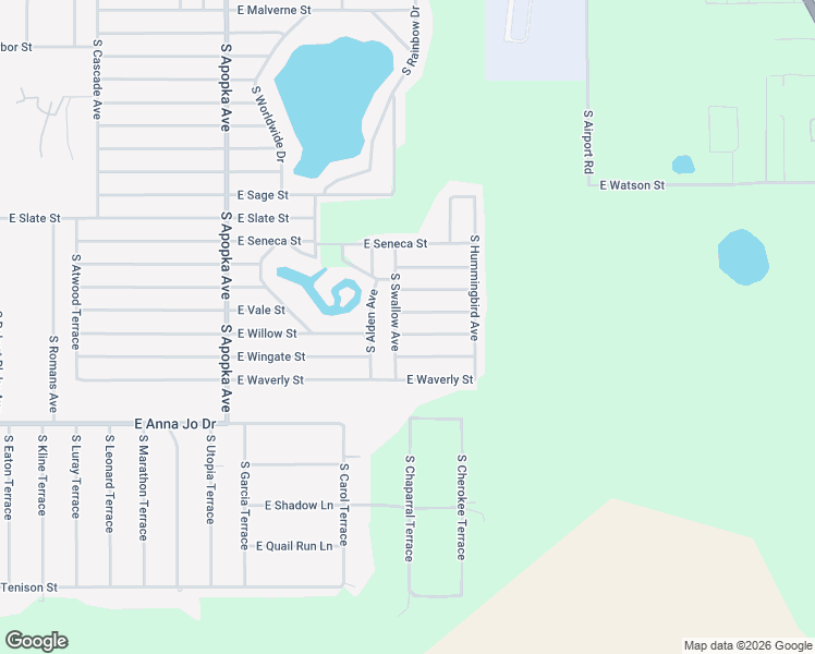 map of restaurants, bars, coffee shops, grocery stores, and more near 6716 East Red Robin Lane in Inverness