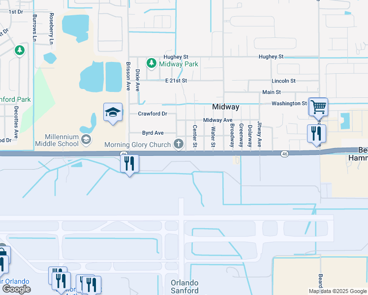 map of restaurants, bars, coffee shops, grocery stores, and more near in 