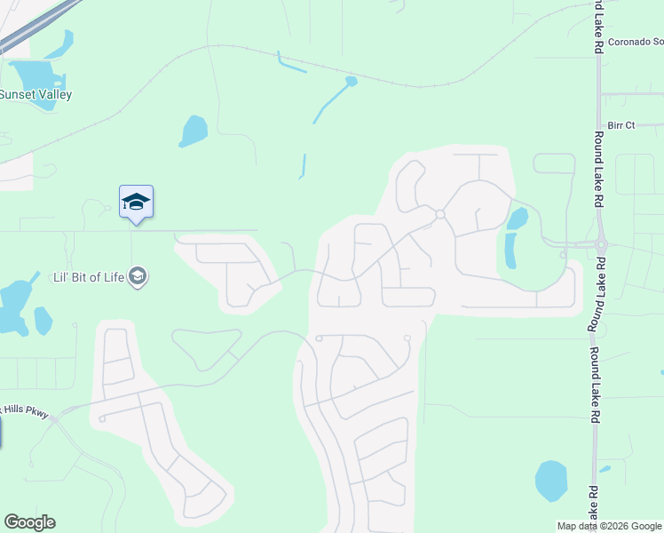 map of restaurants, bars, coffee shops, grocery stores, and more near 30100 Kladruby Point in Mount Dora