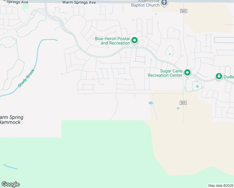 map of restaurants, bars, coffee shops, grocery stores, and more near 4395 Northeast 23rd Avenue in Wildwood