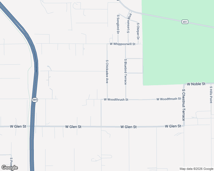 map of restaurants, bars, coffee shops, grocery stores, and more near 4760 South Chickadee Avenue in Lecanto