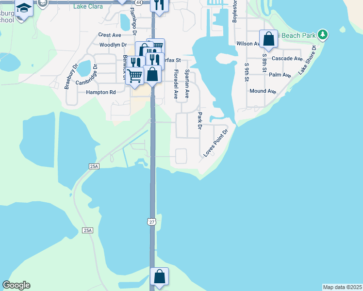 map of restaurants, bars, coffee shops, grocery stores, and more near 10 Ginger Circle in Leesburg