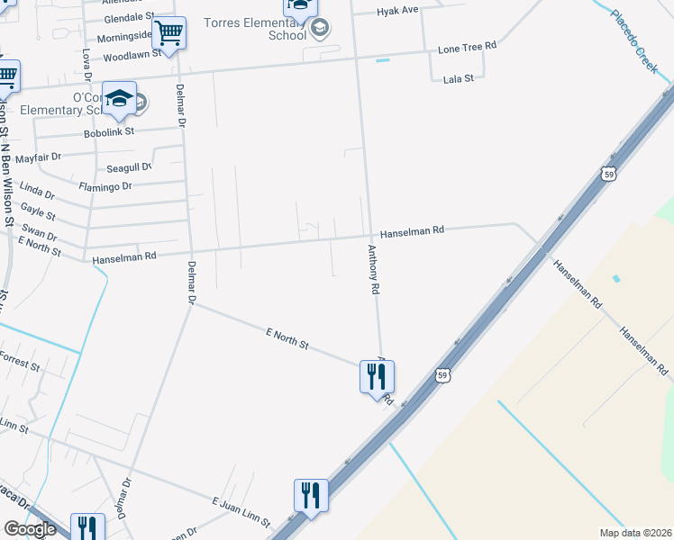 map of restaurants, bars, coffee shops, grocery stores, and more near 808 Levis Road in Victoria