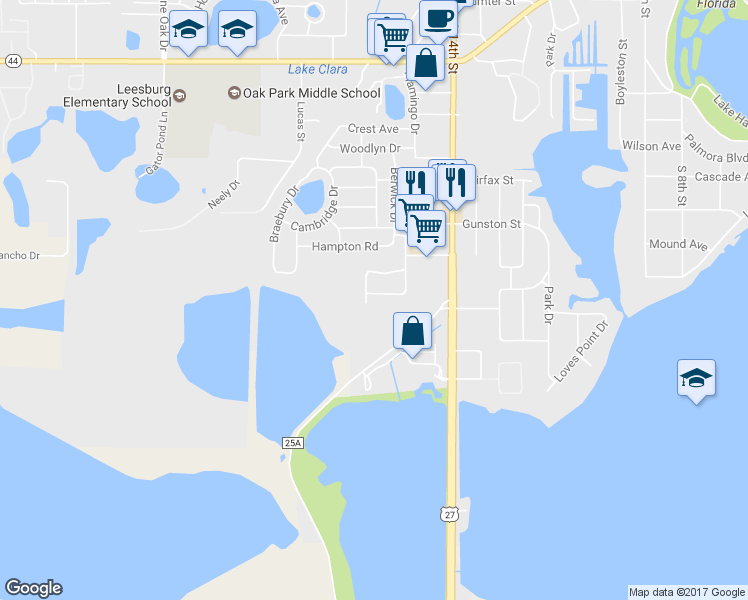 map of restaurants, bars, coffee shops, grocery stores, and more near 1517 Terrace Green Drive in Leesburg