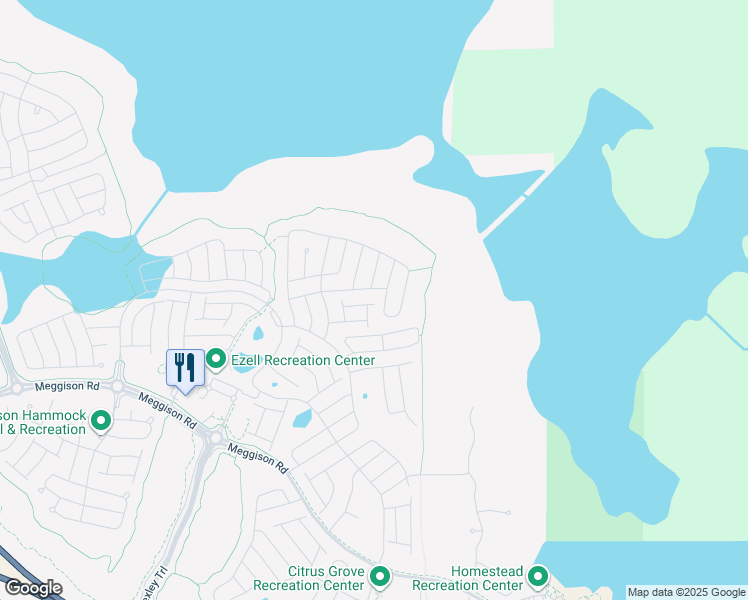 map of restaurants, bars, coffee shops, grocery stores, and more near Unnamed Road in Wildwood