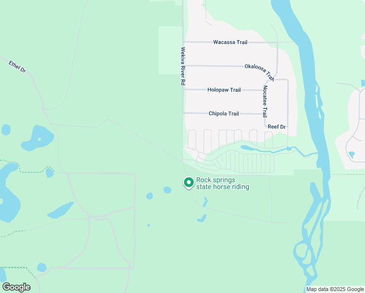 map of restaurants, bars, coffee shops, grocery stores, and more near 29038 Wekiva River Road in Sorrento