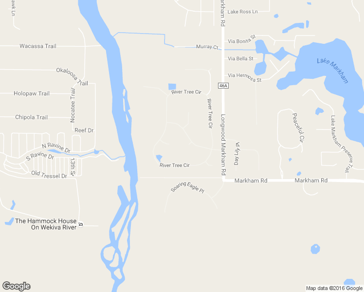 map of restaurants, bars, coffee shops, grocery stores, and more near 8385 Rambling River Drive in Sanford