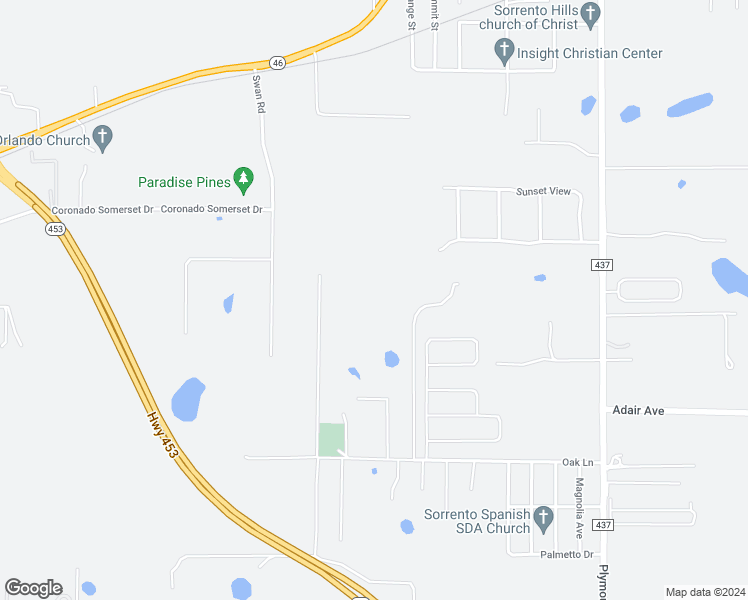 map of restaurants, bars, coffee shops, grocery stores, and more near 30553 Cinnamon Road in Sorrento