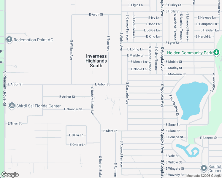 map of restaurants, bars, coffee shops, grocery stores, and more near 4606 South Gid Hall Point in Inverness