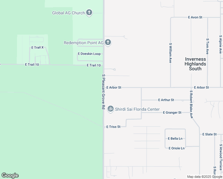 map of restaurants, bars, coffee shops, grocery stores, and more near 4979 East Arbor Street in Inverness