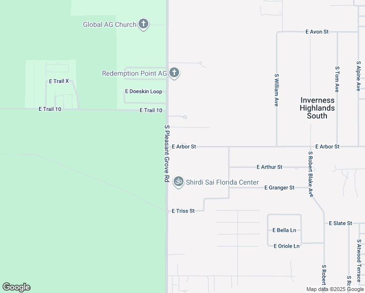 map of restaurants, bars, coffee shops, grocery stores, and more near 4979 East Arbor Street in Inverness