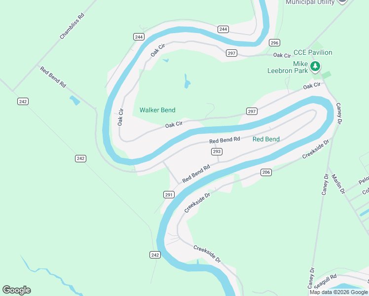 map of restaurants, bars, coffee shops, grocery stores, and more near 67 Red Bend Road in Bay City
