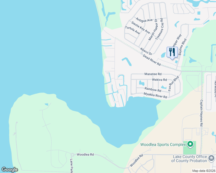map of restaurants, bars, coffee shops, grocery stores, and more near 30835 Cypress Drive in Tavares