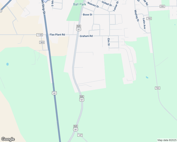 map of restaurants, bars, coffee shops, grocery stores, and more near 1523 Escondido Street in Kenedy