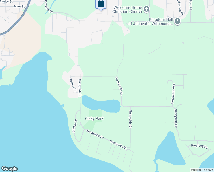 map of restaurants, bars, coffee shops, grocery stores, and more near 6600 Tuscawilla Drive in Leesburg