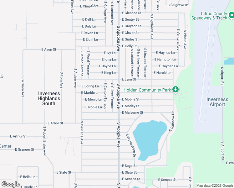 map of restaurants, bars, coffee shops, grocery stores, and more near 4230 South Apopka Avenue in Inverness