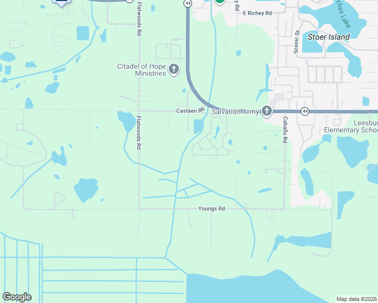 map of restaurants, bars, coffee shops, grocery stores, and more near 1043 Willow Drive in Leesburg
