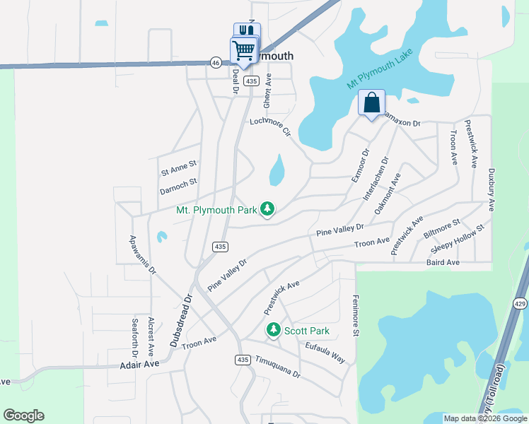 map of restaurants, bars, coffee shops, grocery stores, and more near 30910 Lochmore Circle in Sorrento