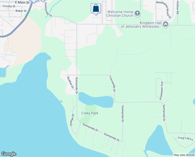 map of restaurants, bars, coffee shops, grocery stores, and more near 6600 Tuscawilla Drive in Leesburg