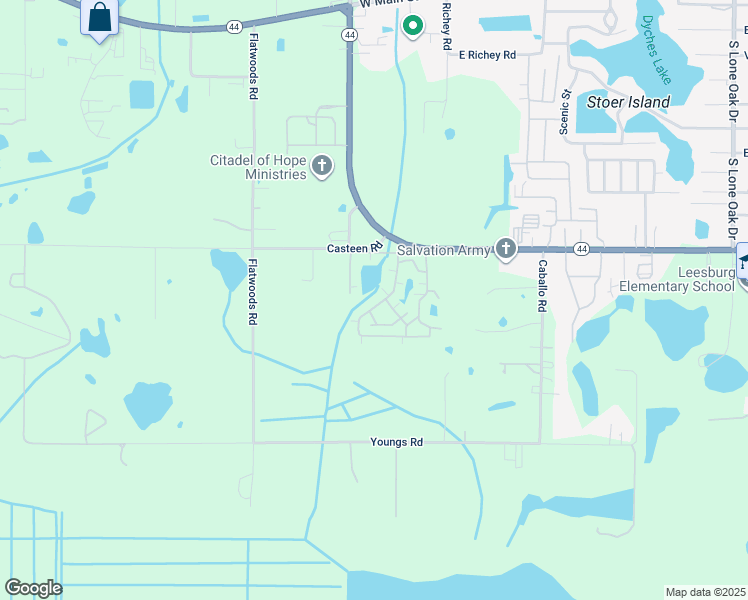 map of restaurants, bars, coffee shops, grocery stores, and more near 1015 Willow Drive in Leesburg