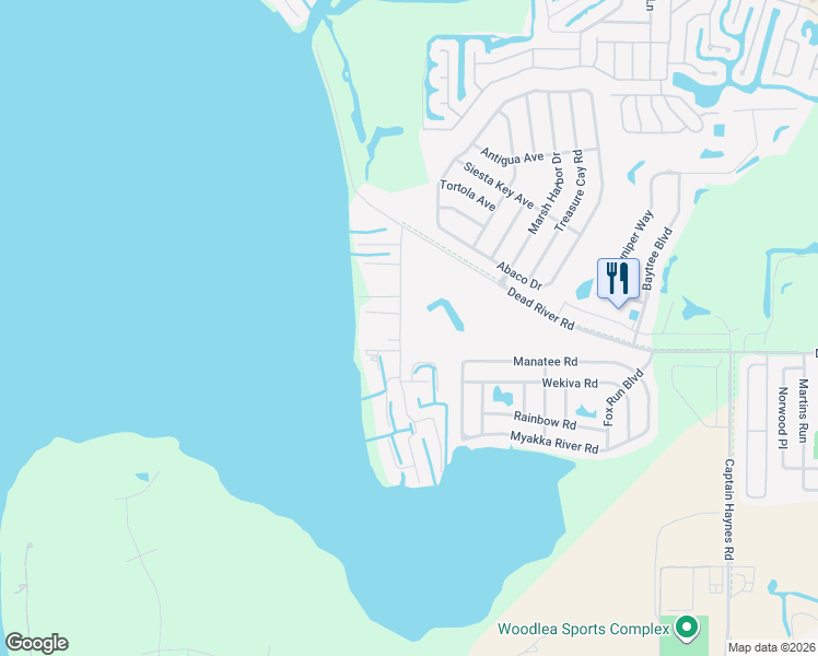 map of restaurants, bars, coffee shops, grocery stores, and more near 31026 Cove Road in Tavares