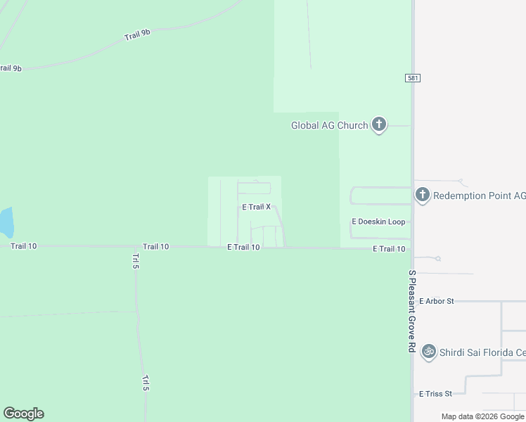 map of restaurants, bars, coffee shops, grocery stores, and more near 4370 East Trail X in Inverness
