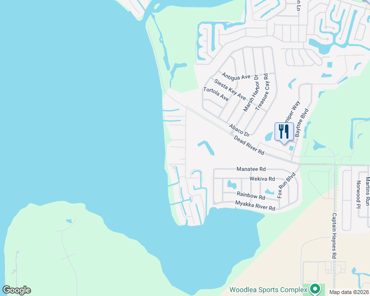 map of restaurants, bars, coffee shops, grocery stores, and more near 31053 Scrub Lane in Tavares