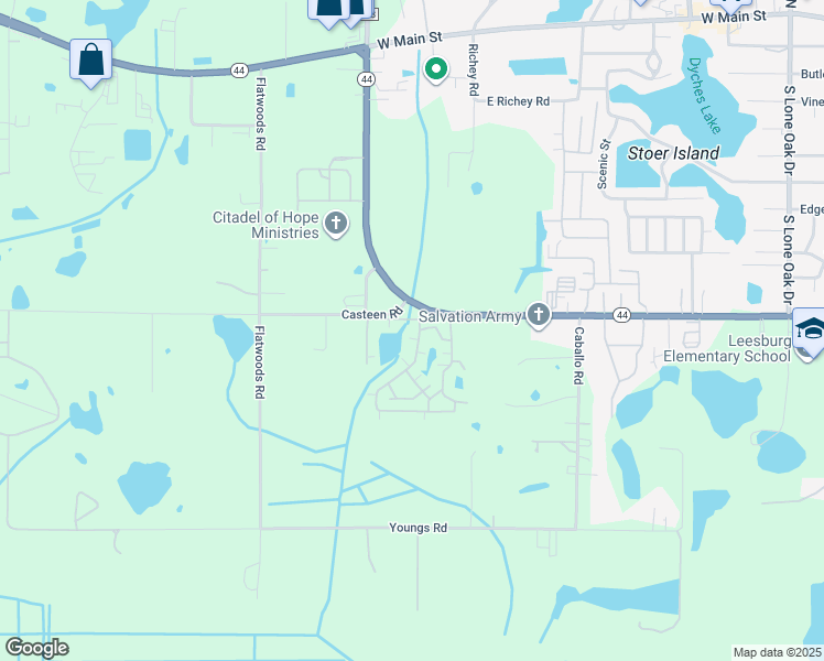 map of restaurants, bars, coffee shops, grocery stores, and more near 2961 Walnut Court in Leesburg