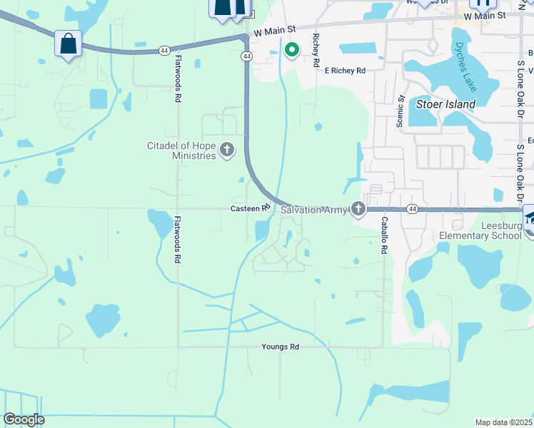 map of restaurants, bars, coffee shops, grocery stores, and more near 2961 Walnut Court in Leesburg