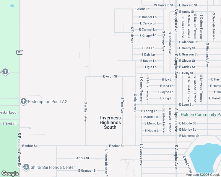 map of restaurants, bars, coffee shops, grocery stores, and more near 3953 South Big Al Point in Inverness