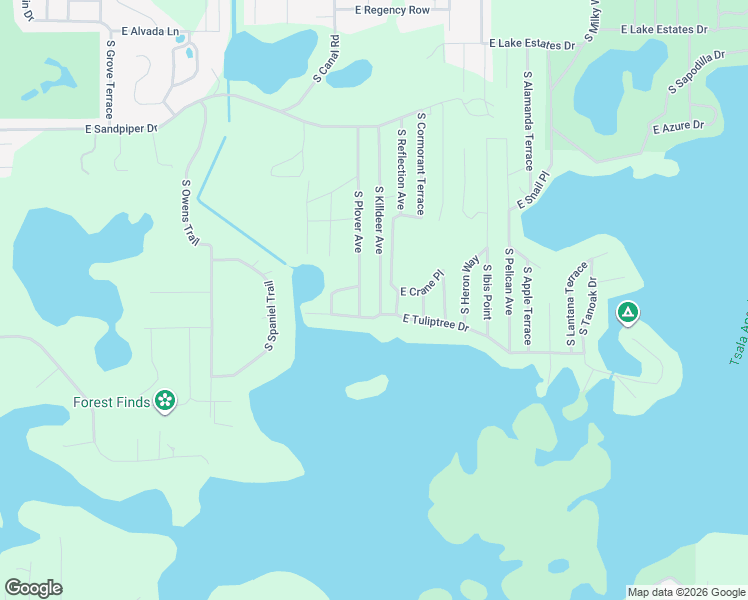 map of restaurants, bars, coffee shops, grocery stores, and more near 3987 South Plover Avenue in Inverness