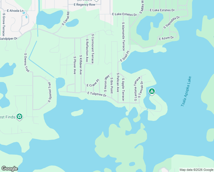 map of restaurants, bars, coffee shops, grocery stores, and more near 3977 South Heron Way in Inverness