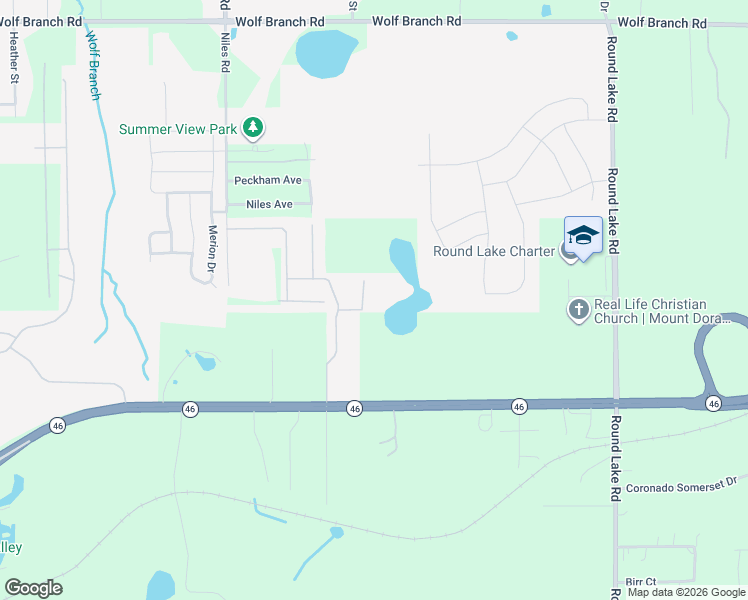 map of restaurants, bars, coffee shops, grocery stores, and more near 31242 Sand Lake Drive in Mount Dora