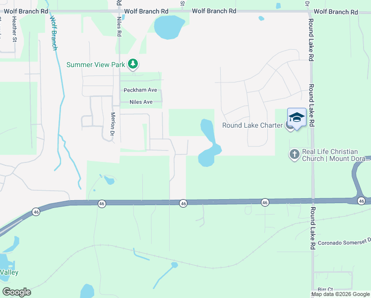map of restaurants, bars, coffee shops, grocery stores, and more near 31242 Sand Lake Drive in Mount Dora