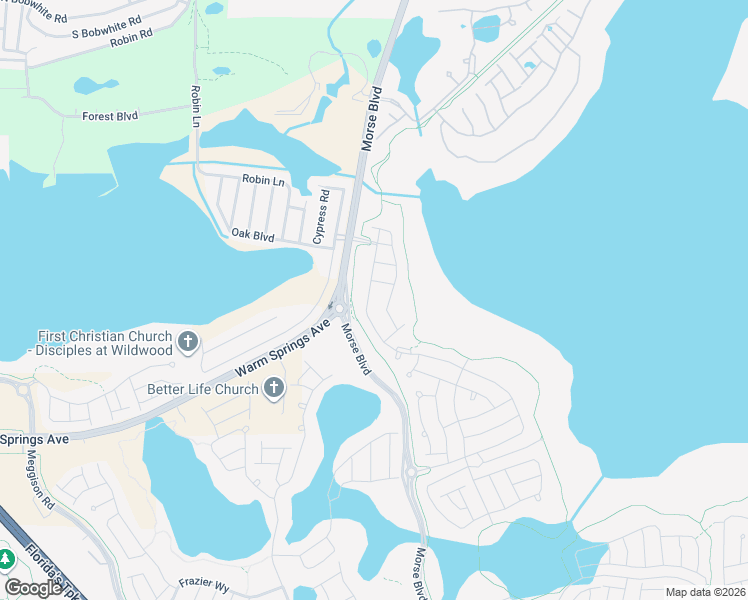 map of restaurants, bars, coffee shops, grocery stores, and more near 5282 Buck Street in Wildwood
